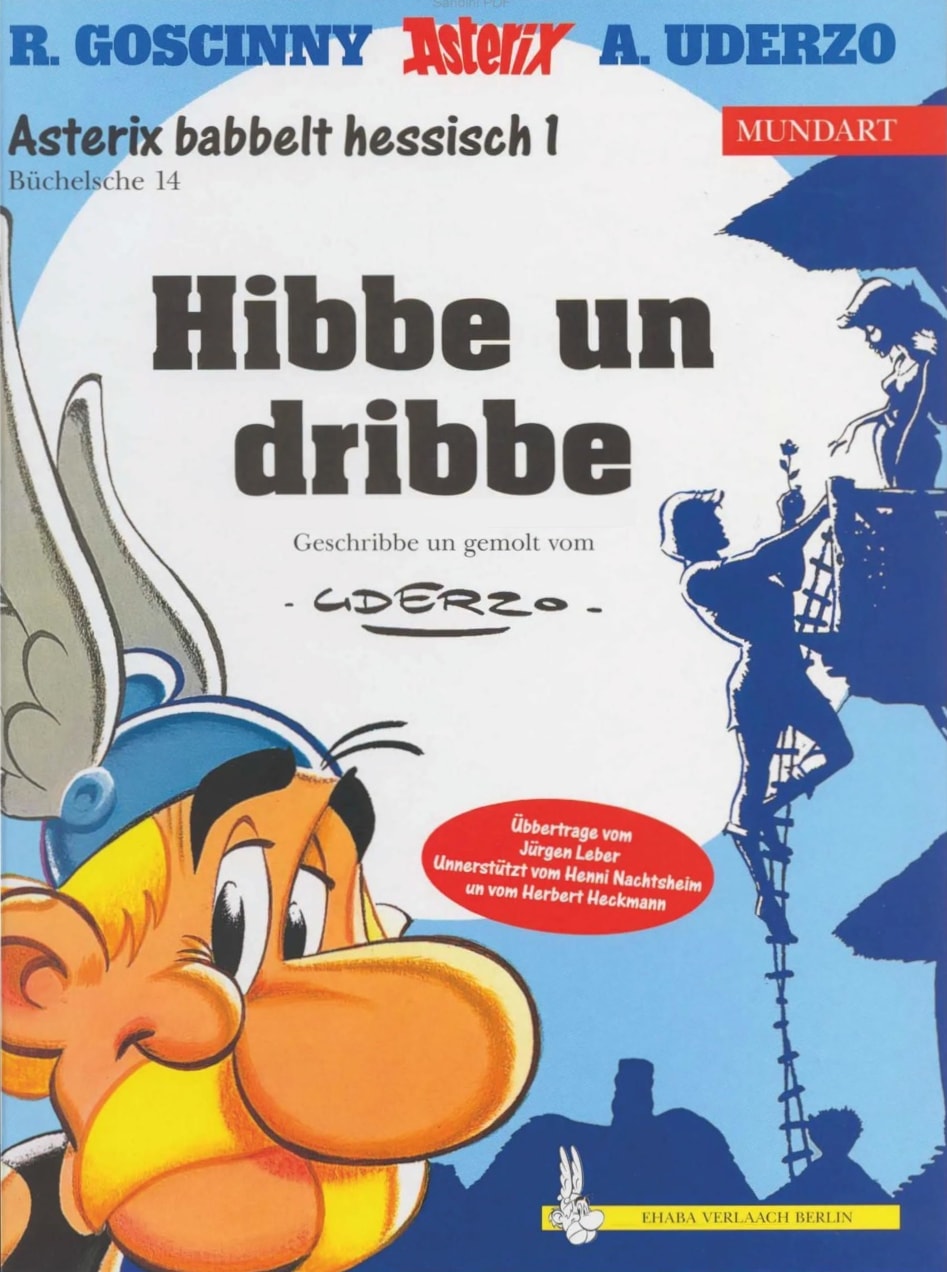Asterix Mundart #14 cover