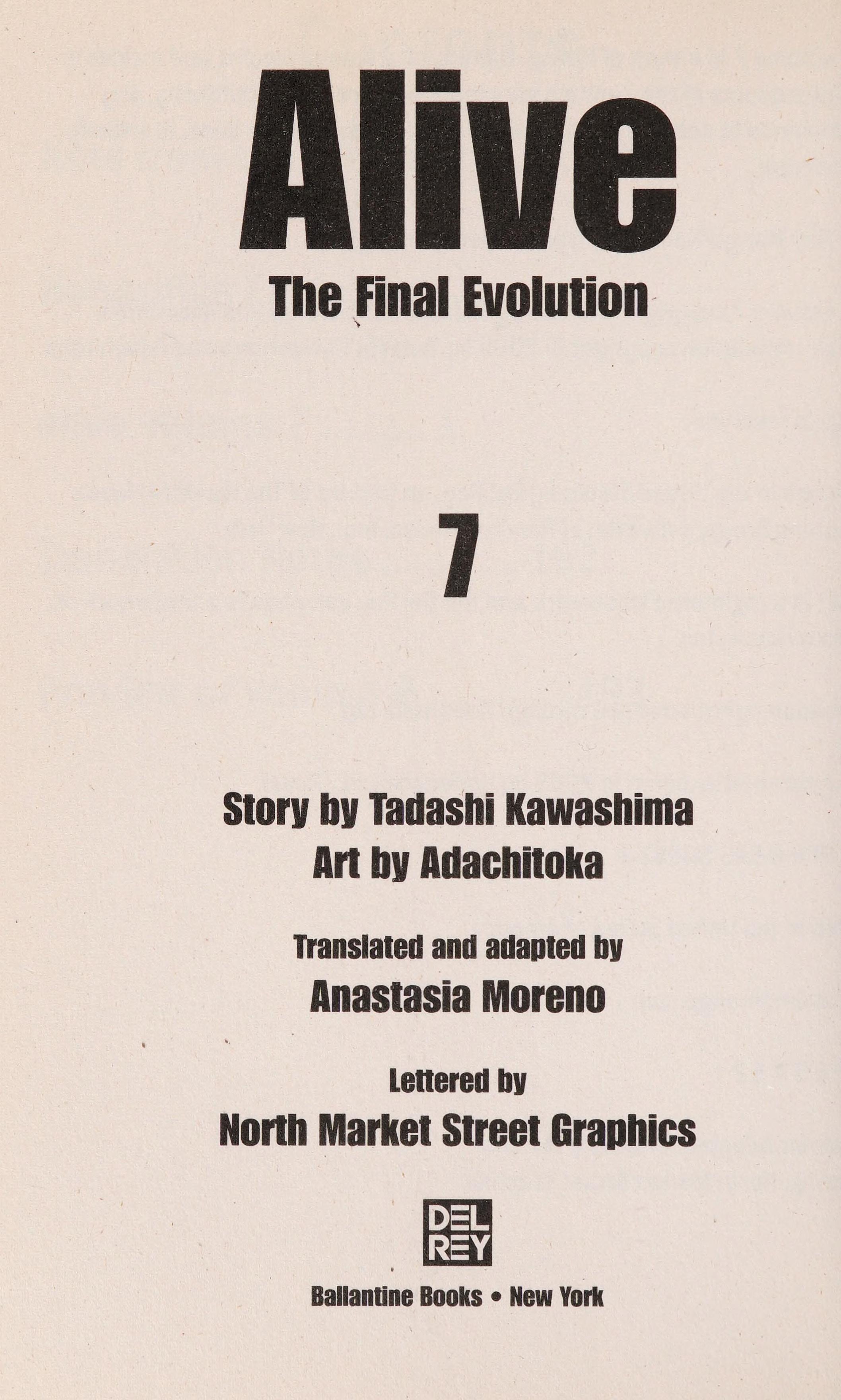 Alive: The Final Evolution #7