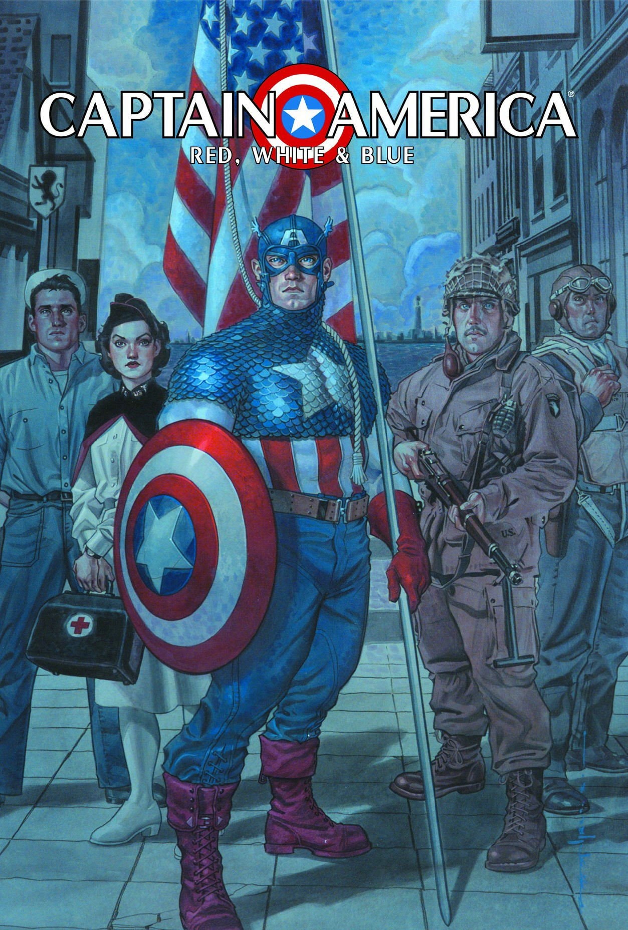 Captain America: Red, White & Blue TPB