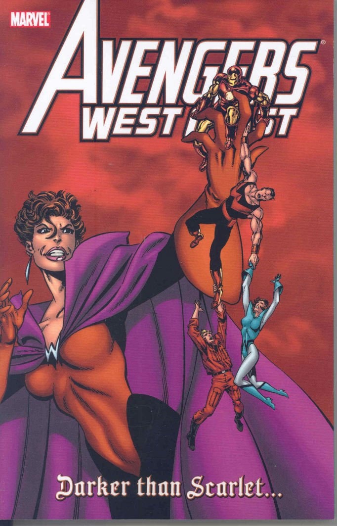 Avengers West Coast: Darker than Scarlet #[nn] cover