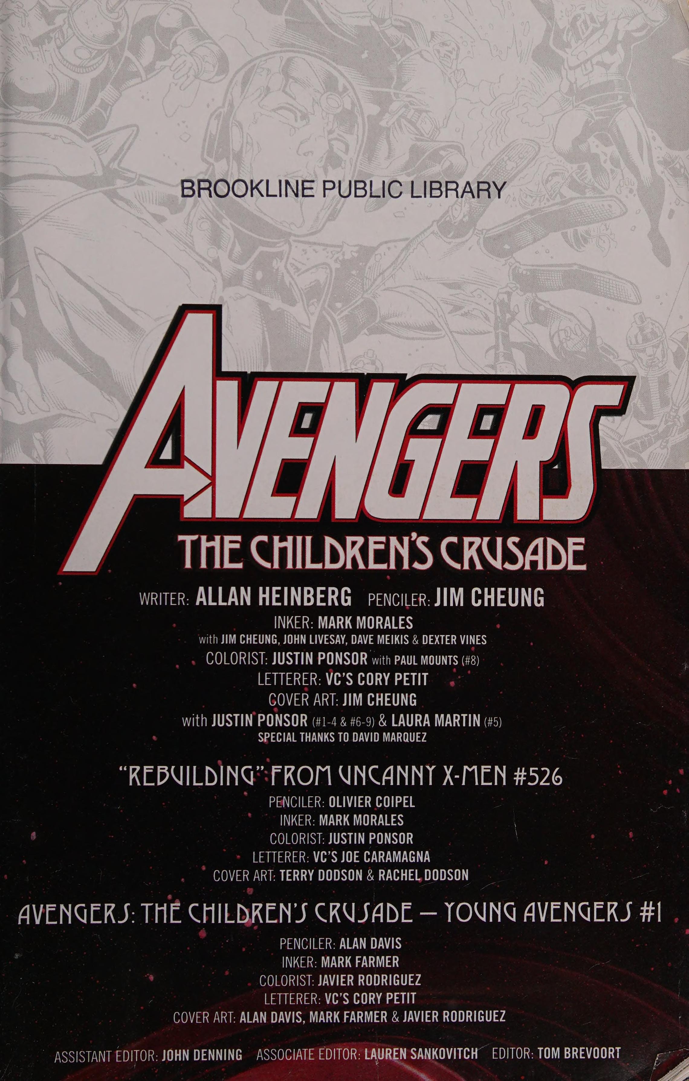 Avengers: The Children's Crusade #[nn]
