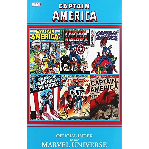 Captain America: Official Index to the Marvel Universe #[nn] cover