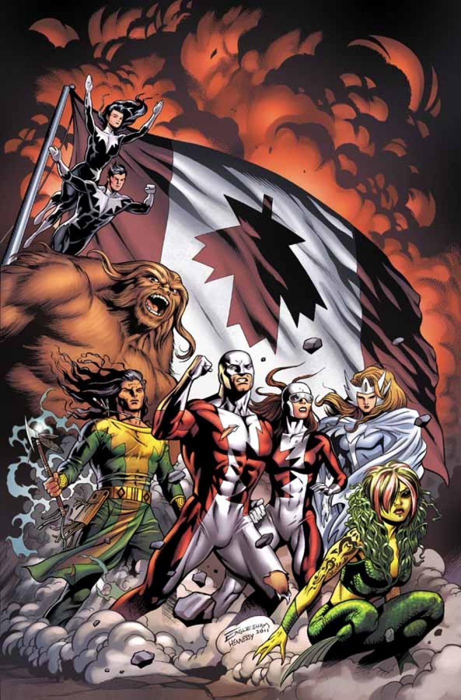 Alpha Flight by Greg Pak & Fred Van Lente #1 cover
