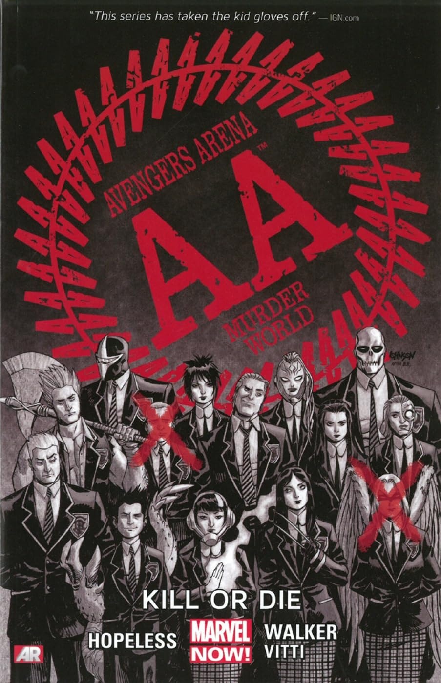 Avengers Arena #1 cover