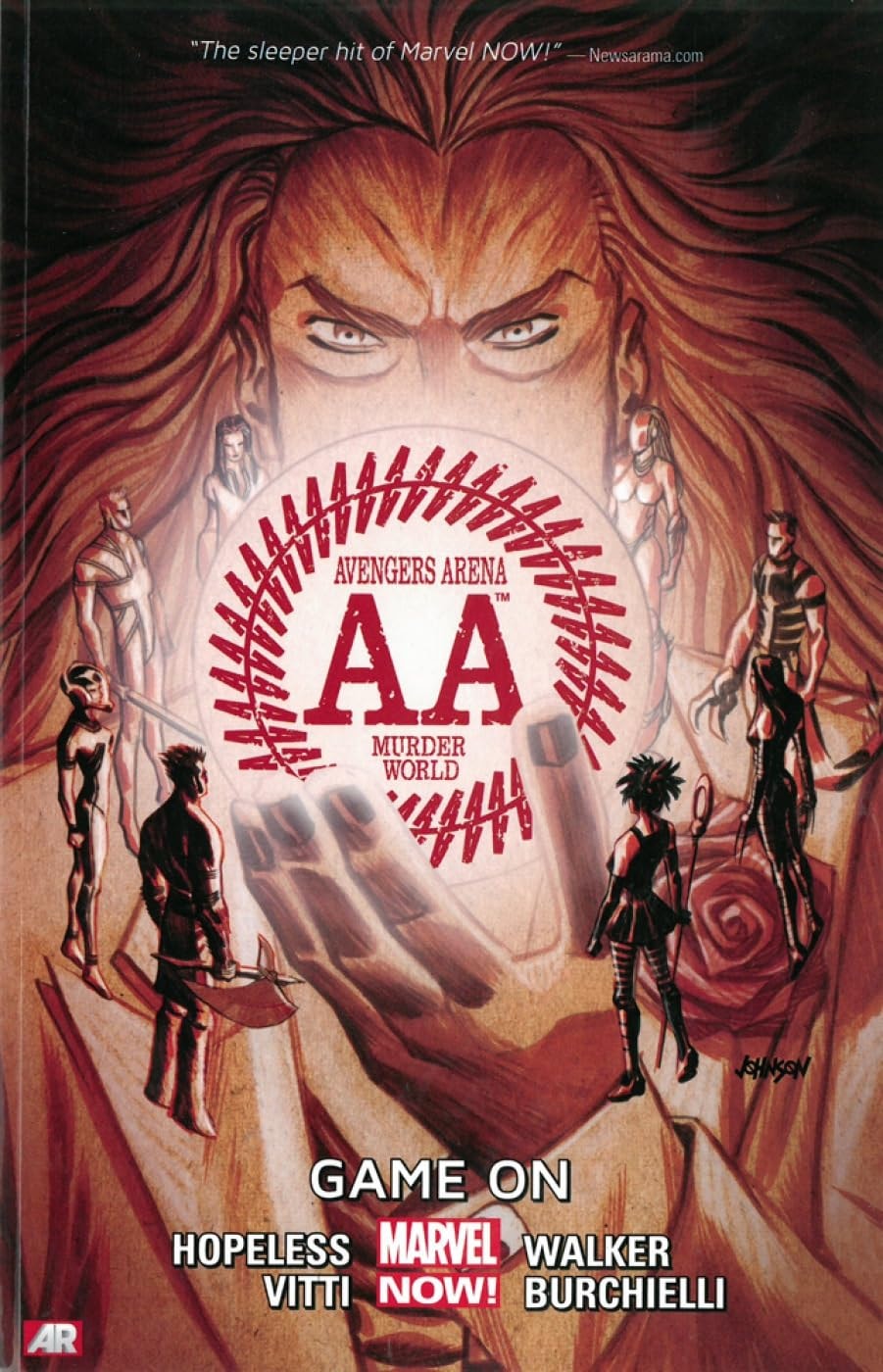 Avengers Arena #2 cover