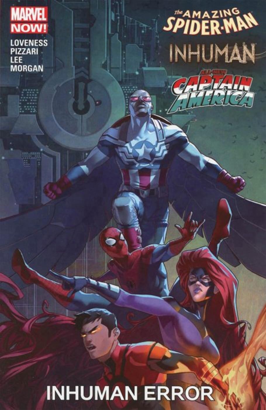 Amazing Spider-Man / Inhuman / All-New Captain America: Inhuman Error #[nn] cover