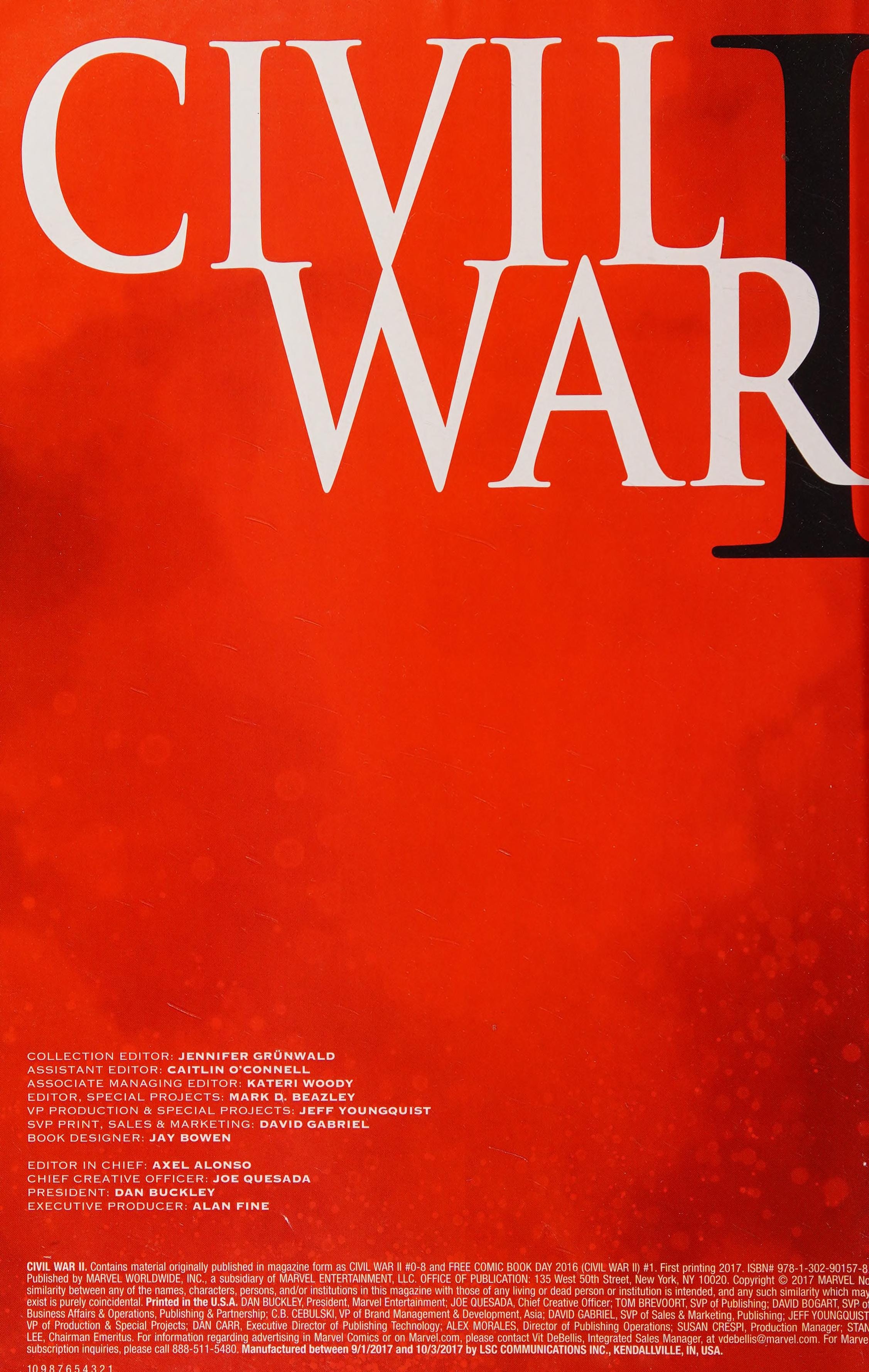Civil War II #[nn]