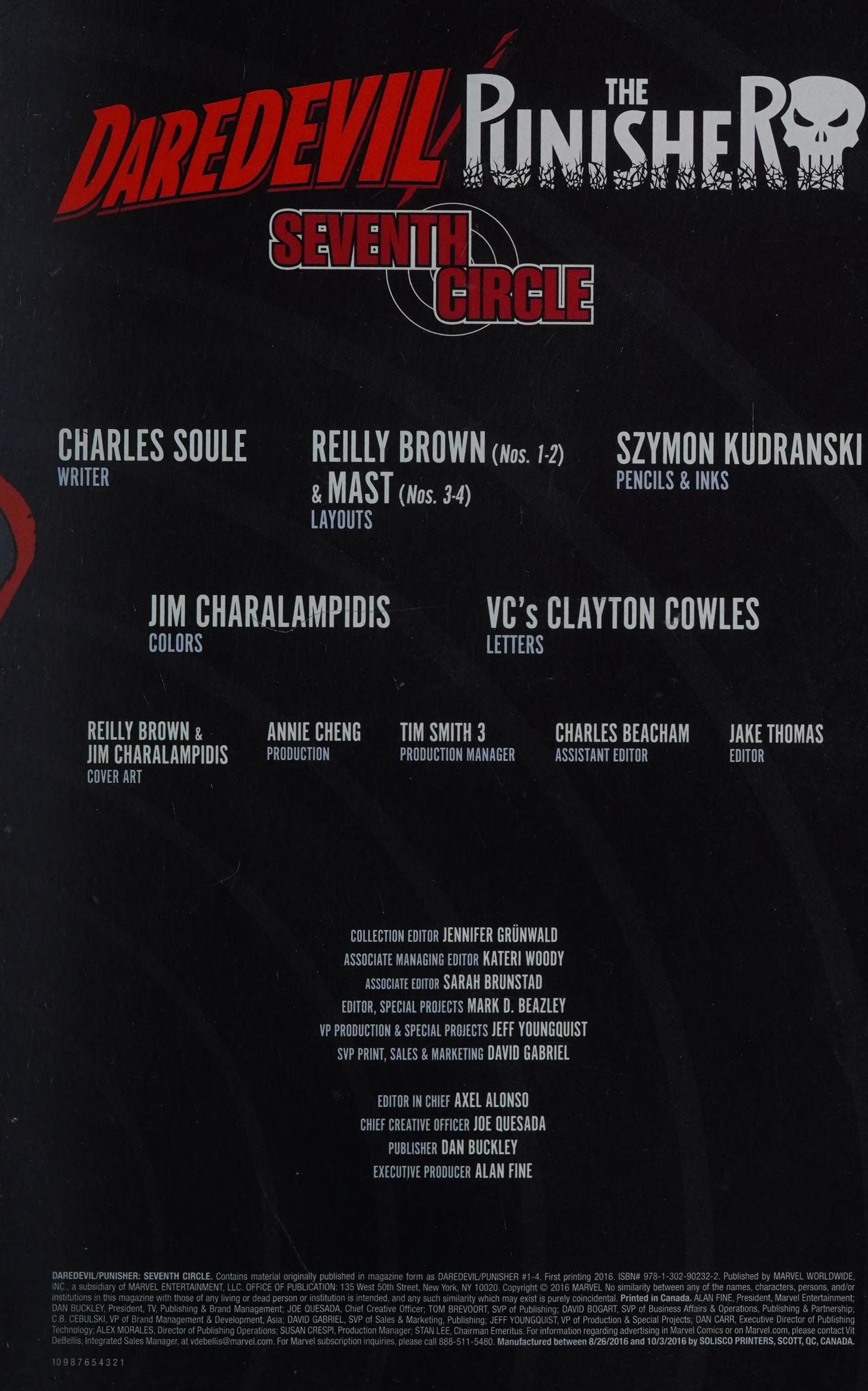 Daredevil / Punisher: Seventh Circle #[nn] cover