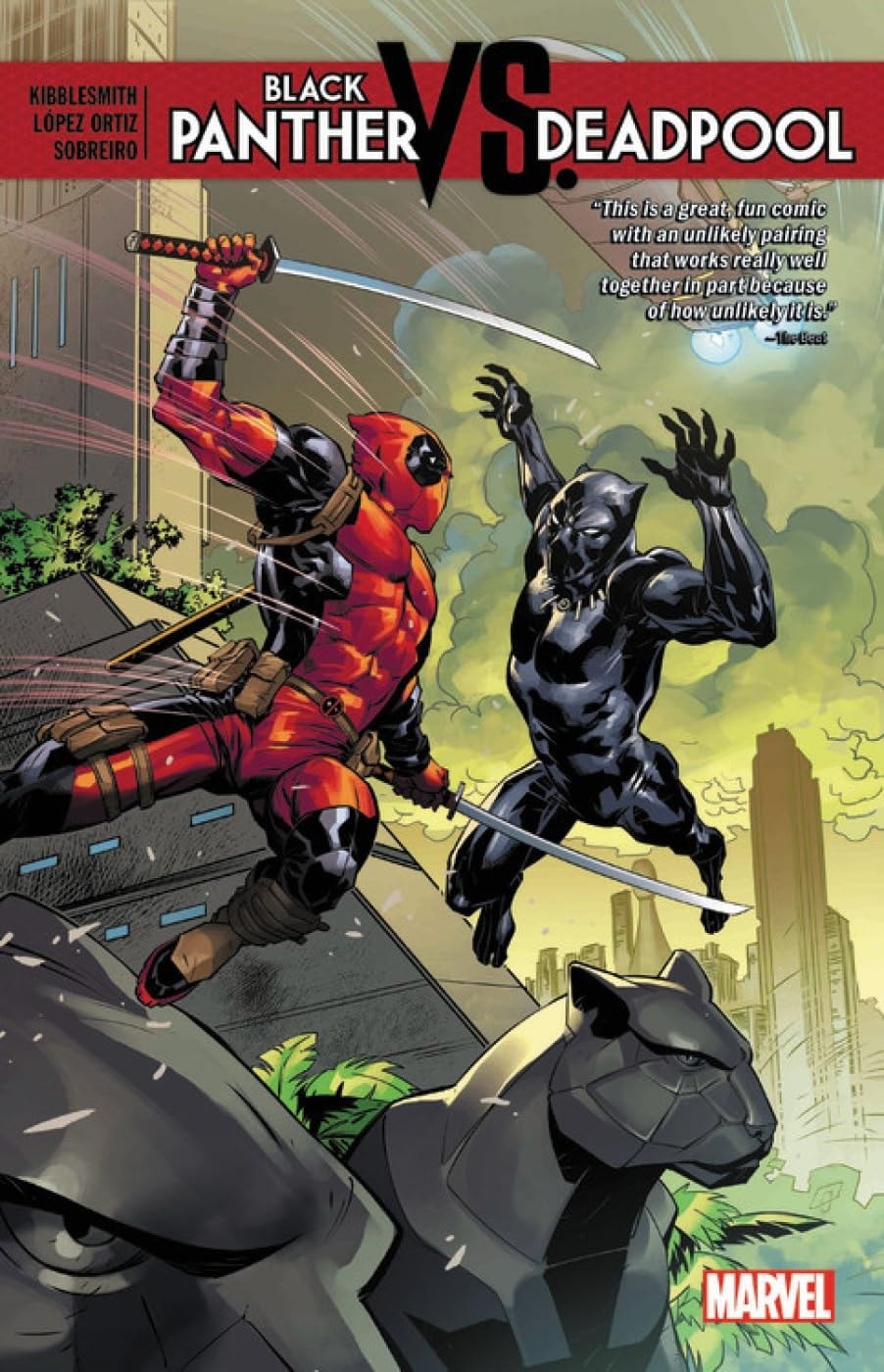 Black Panther vs. Deadpool #[nn] cover