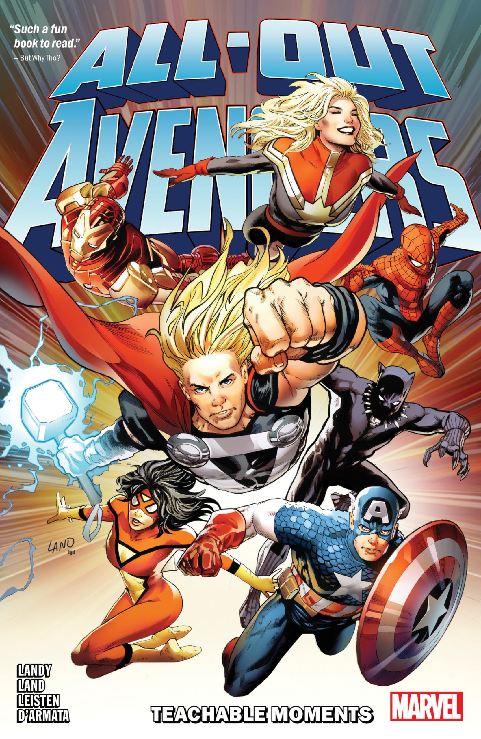 All-Out Avengers: Teachable Moments #[nn] cover