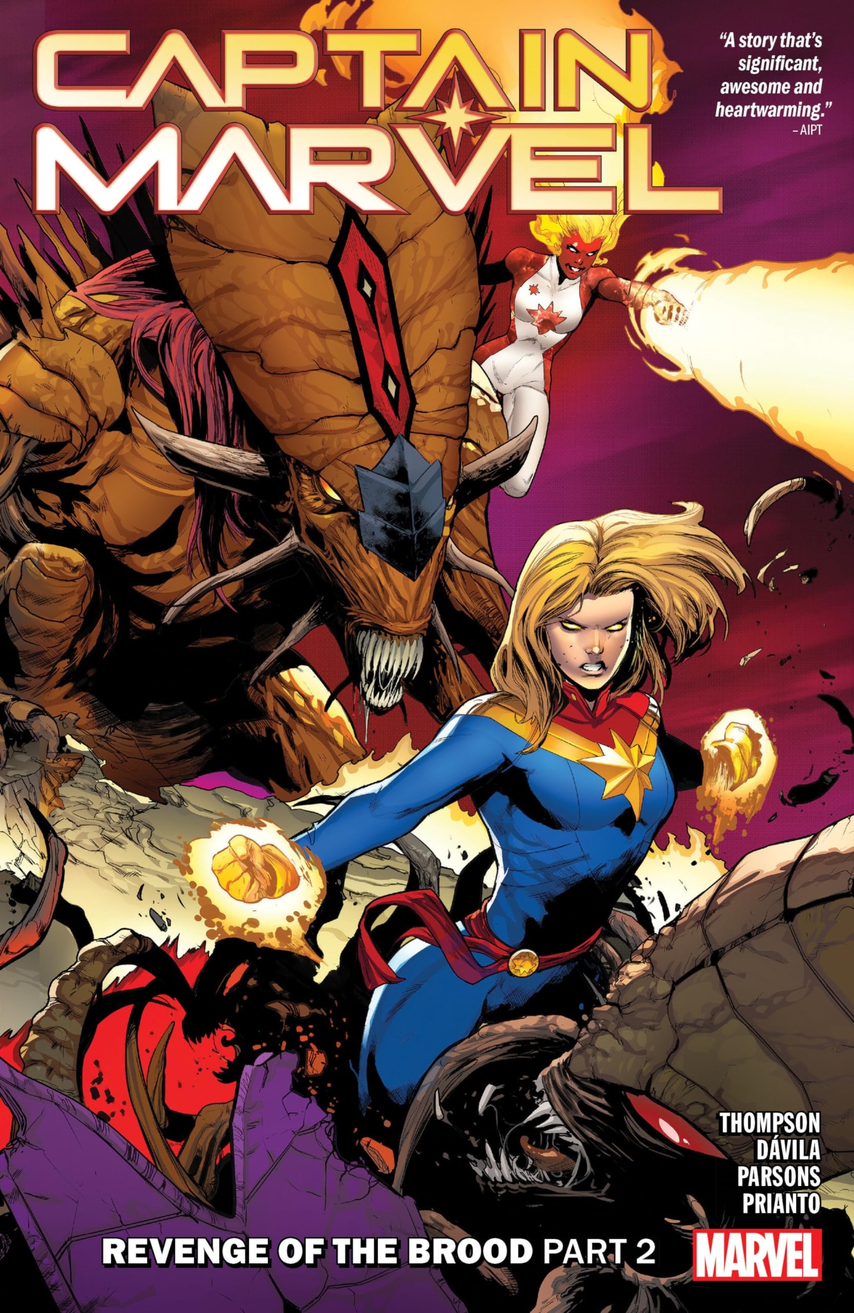 Captain Marvel #10 cover