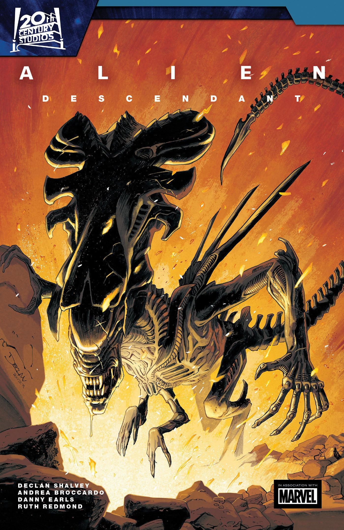 Alien by Shalvey & Broccardo #2 cover