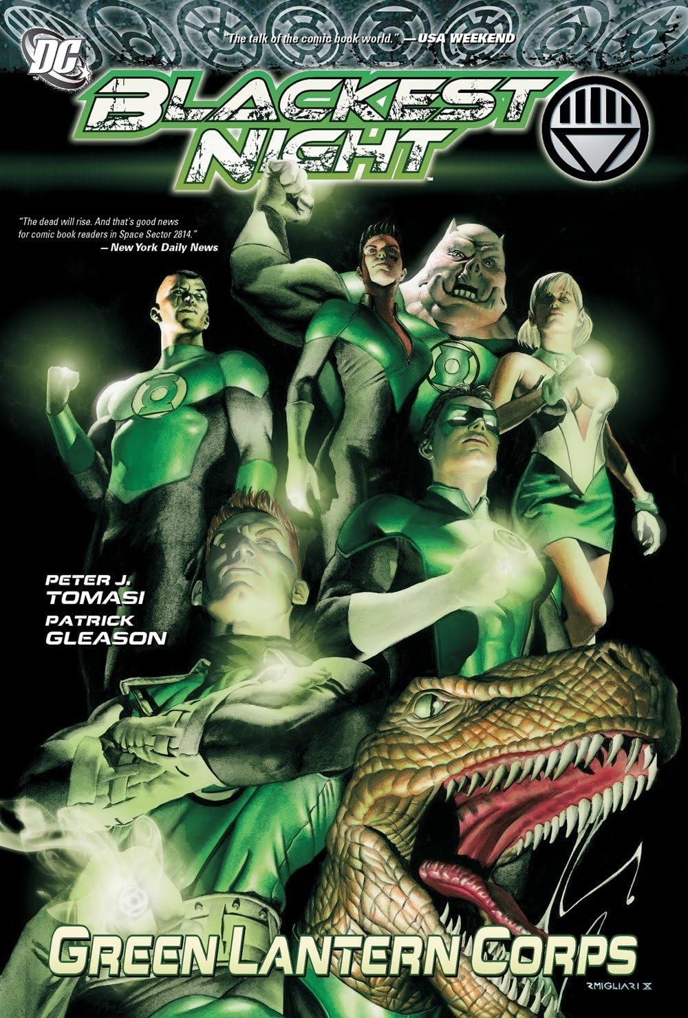 Blackest Night: Green Lantern Corps #[nn] cover