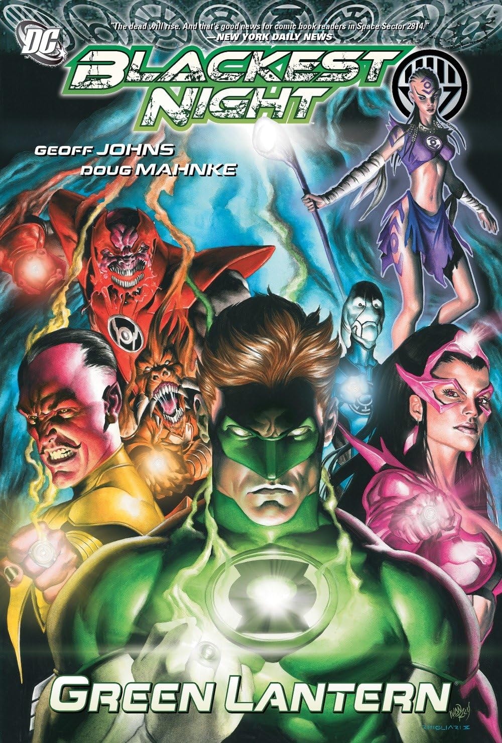 Blackest Night: Green Lantern #[nn] cover