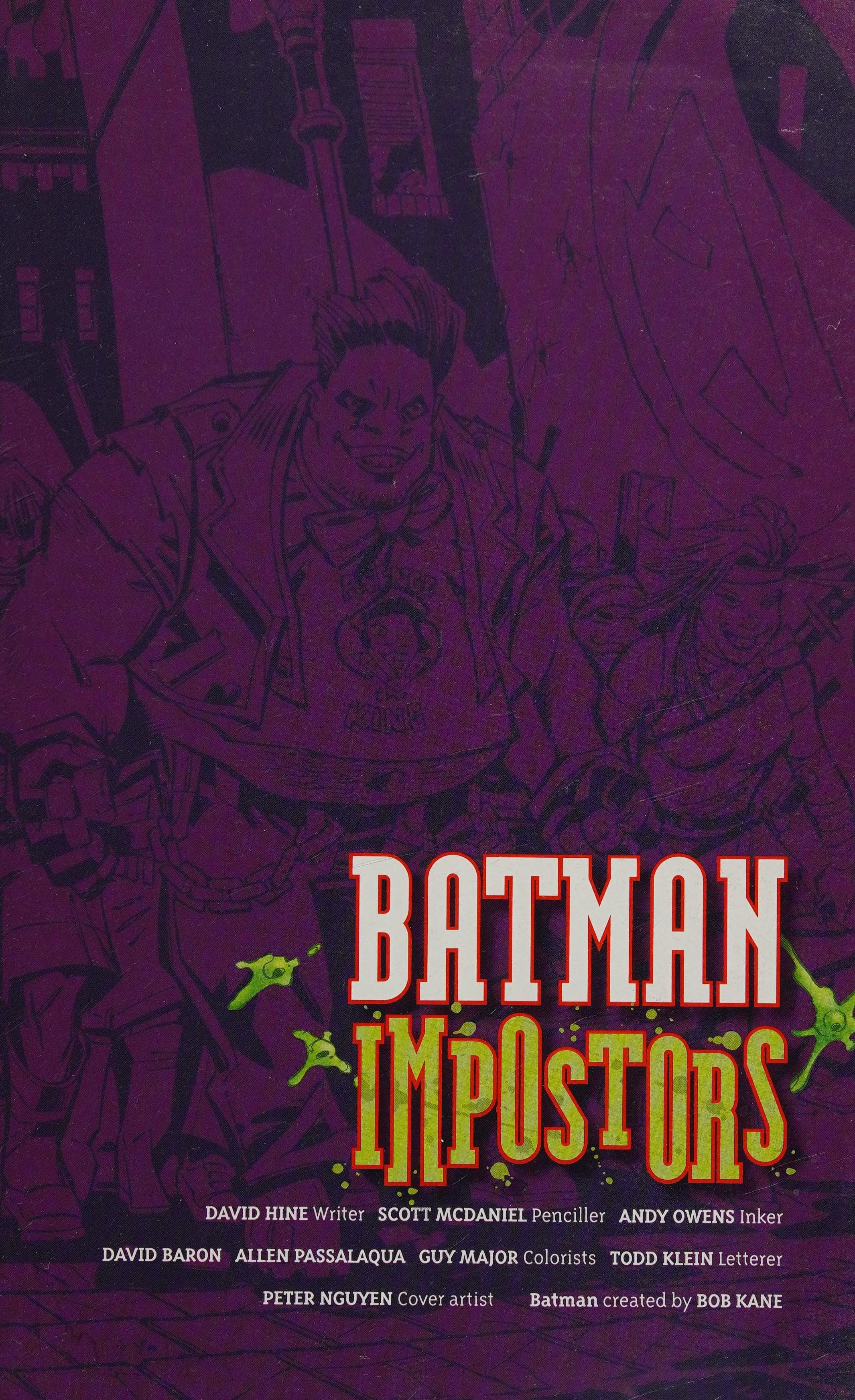Batman: Impostors #[nn] cover