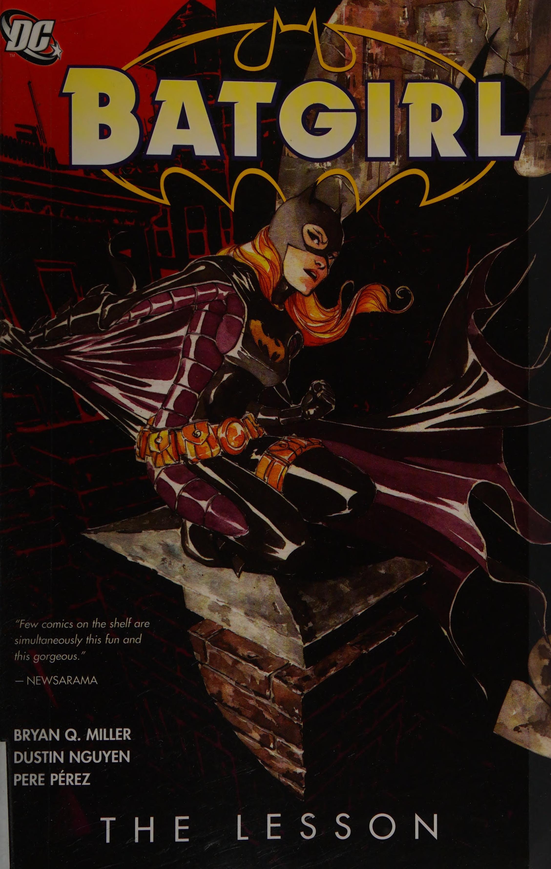 Batgirl: The Lesson #[nn] cover