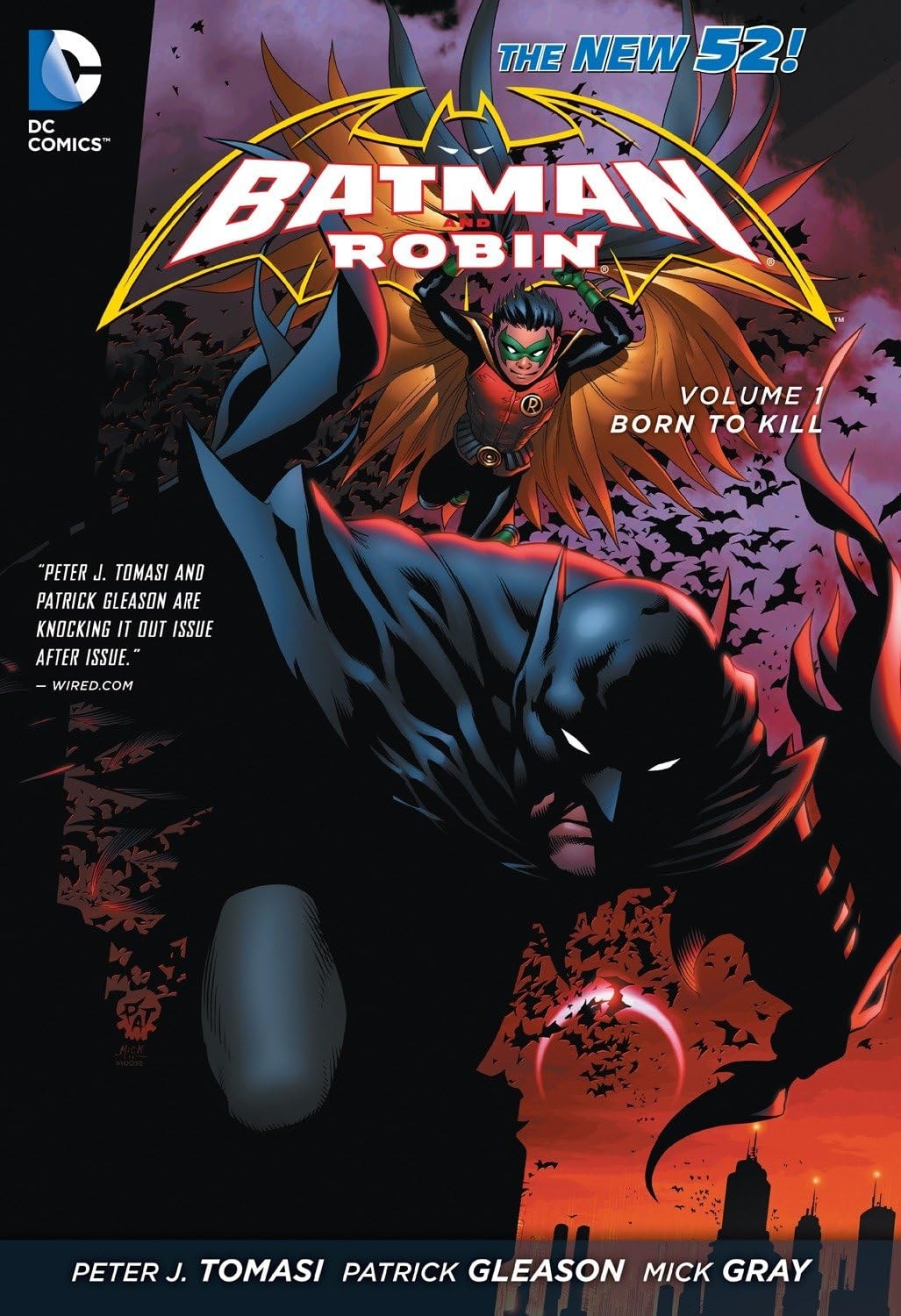 Batman and Robin #1 cover