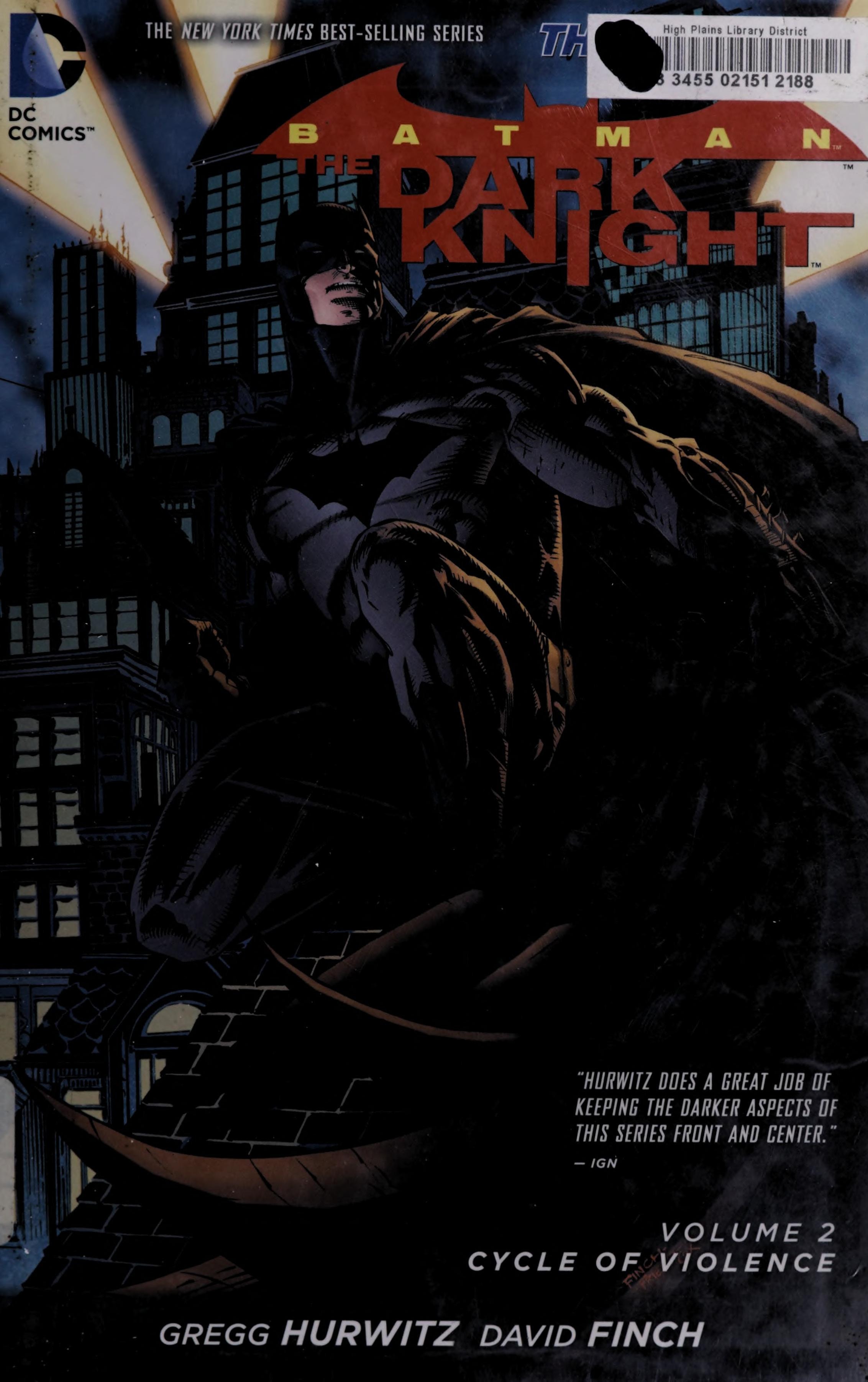 Batman: The Dark Knight #2 cover