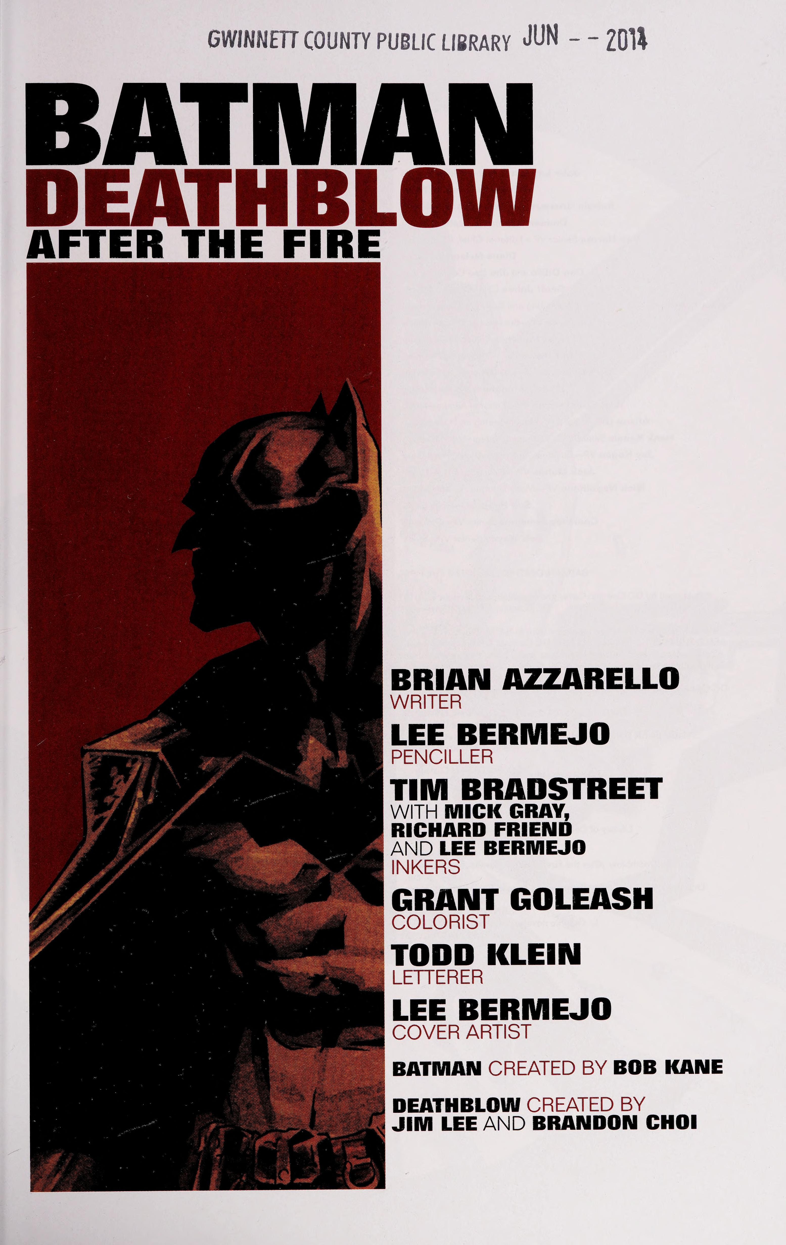 Batman / Deathblow: After the Fire #[nn]