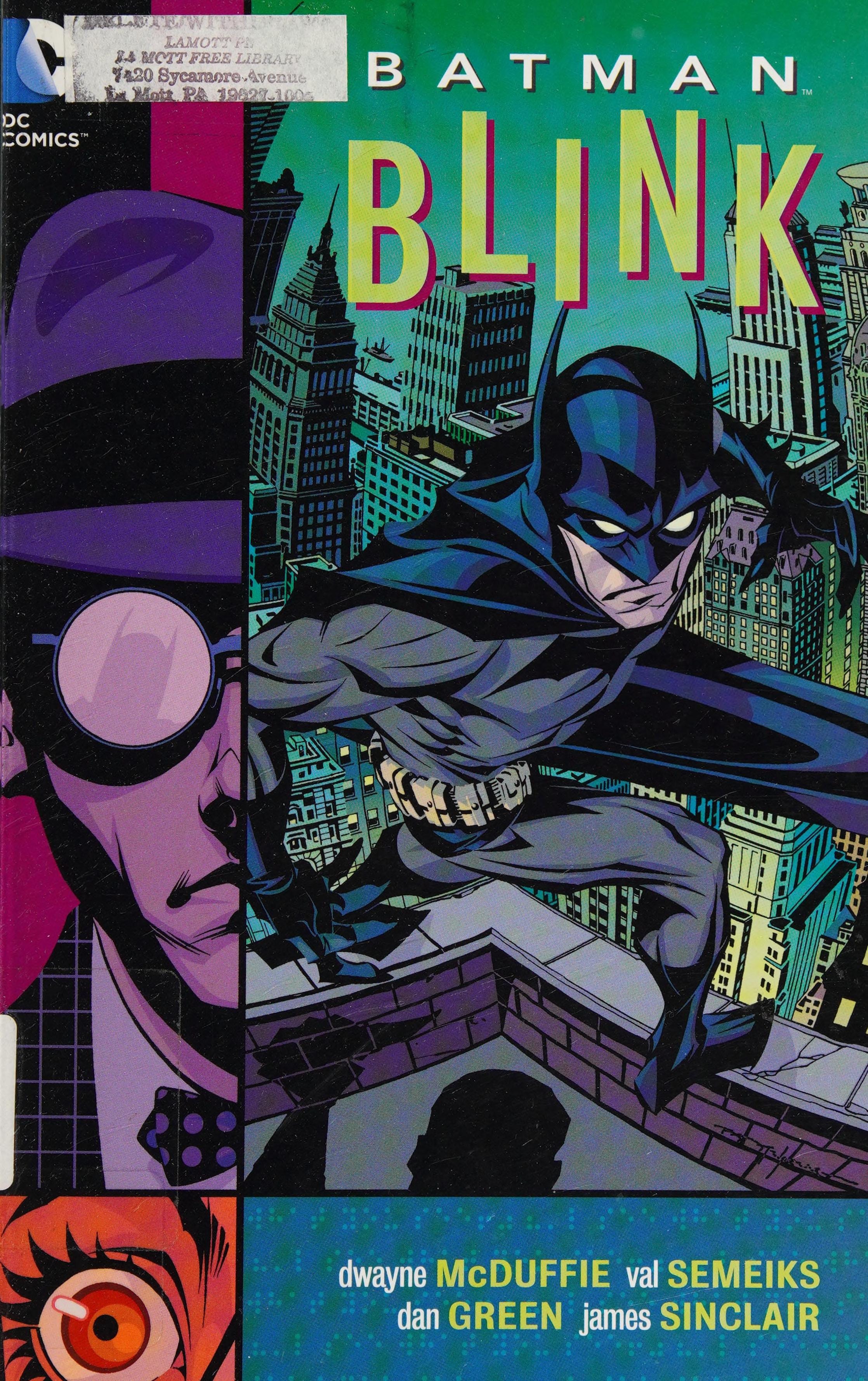 Batman: Blink #[nn] cover
