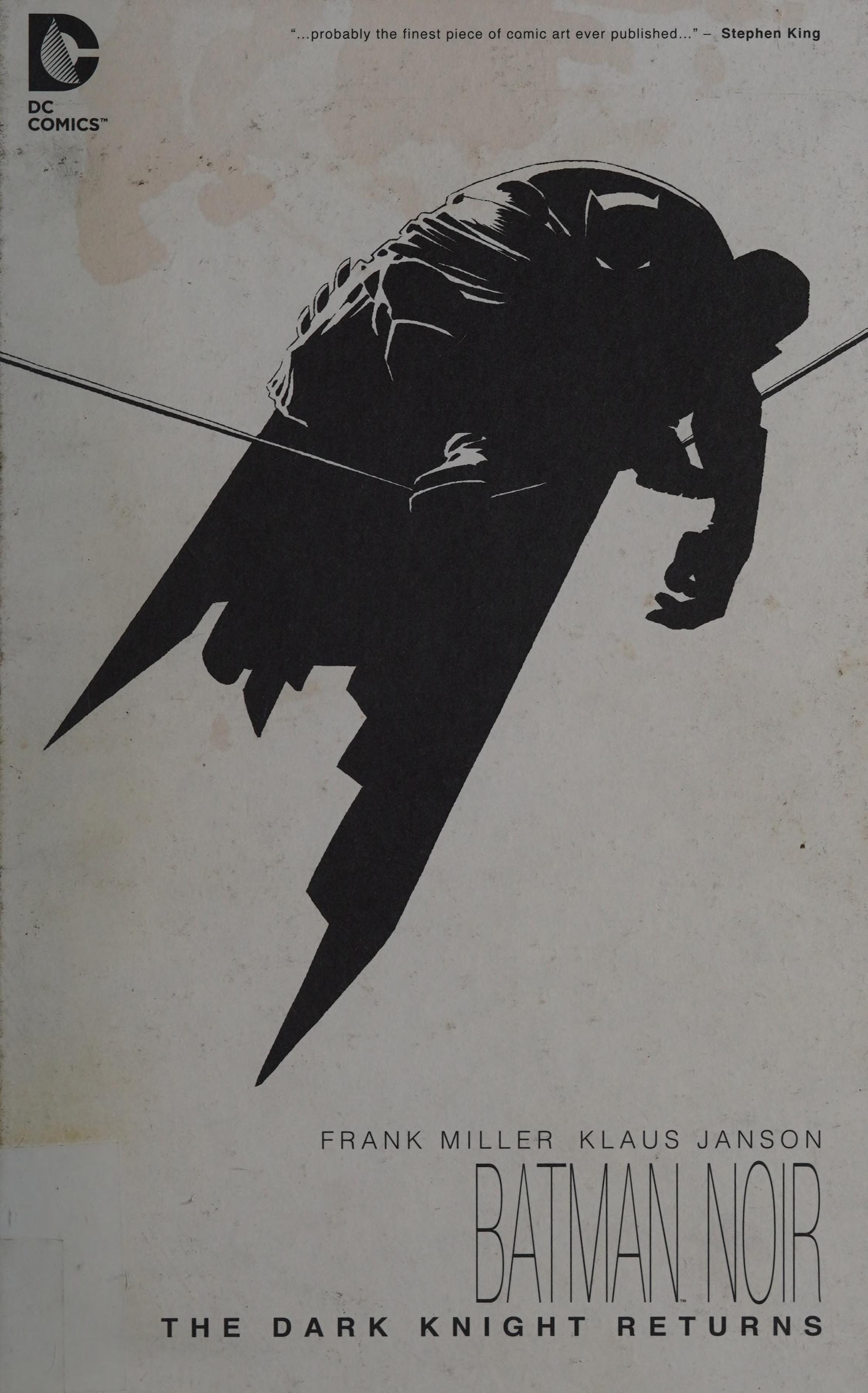 Batman Noir: The Dark Knight Returns #[nn] cover