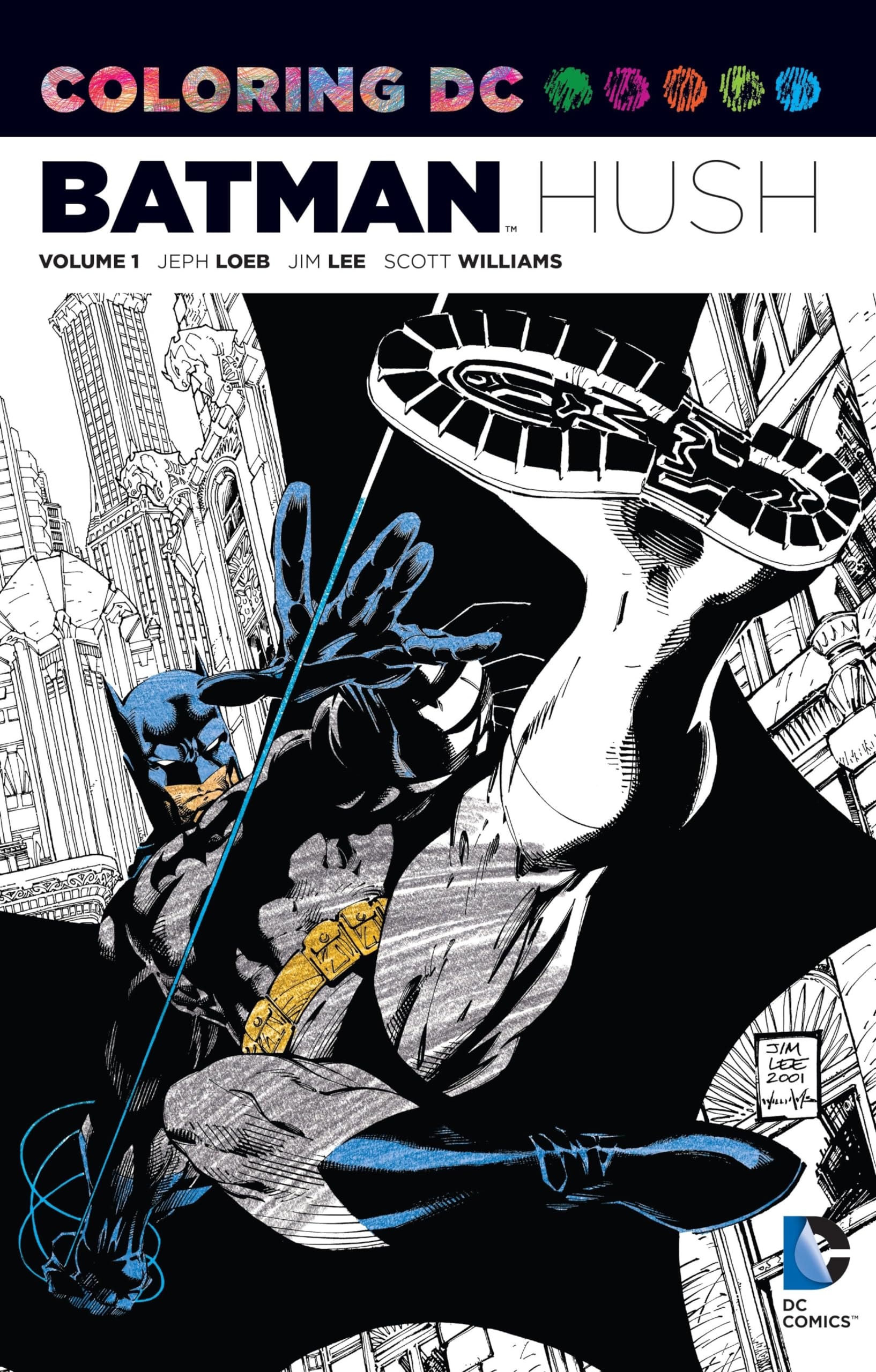 Coloring DC - Batman: Hush #1 cover