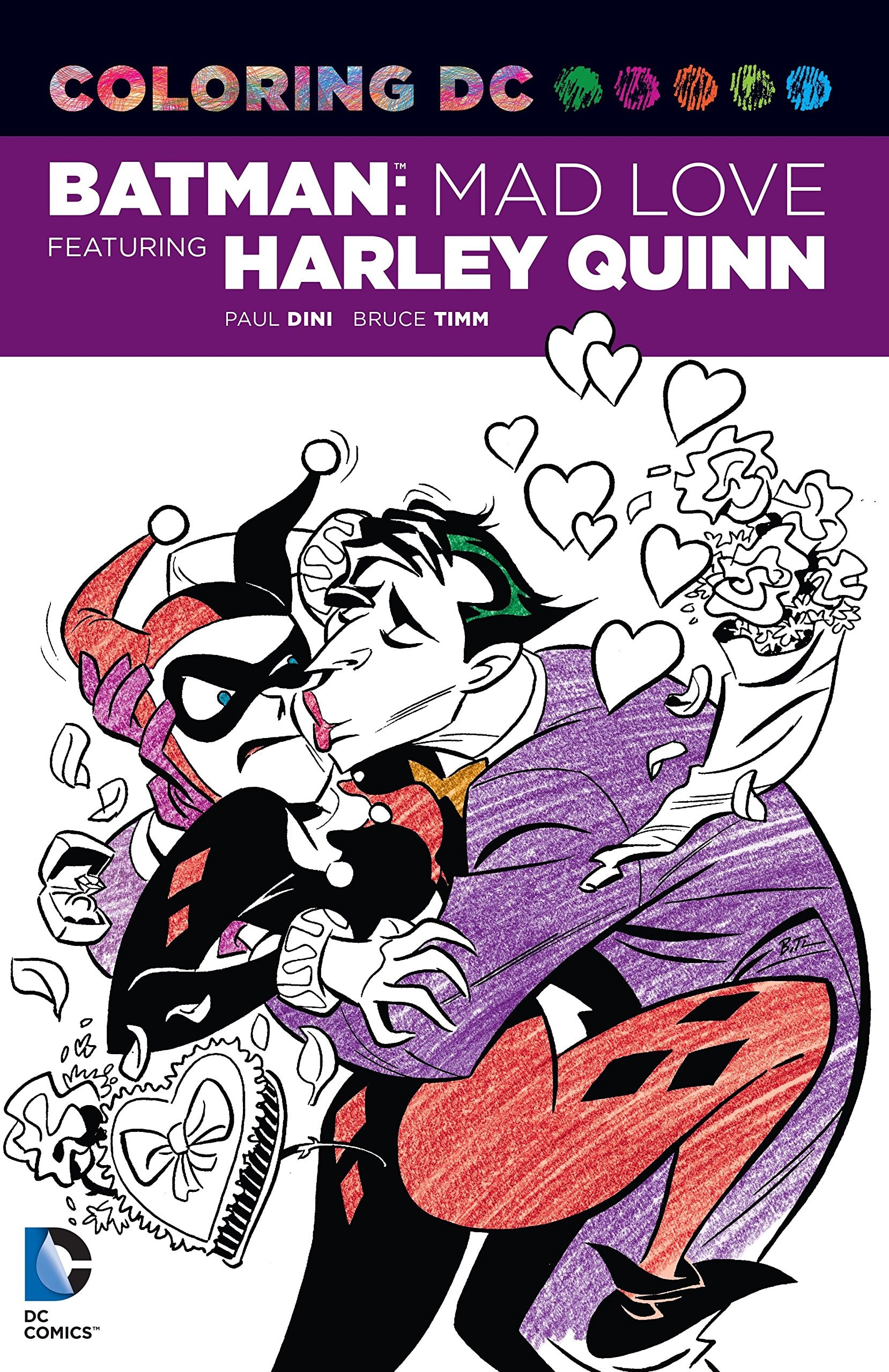 Coloring DC - Batman: Mad Love Featuring Harley Quinn #[nn] cover