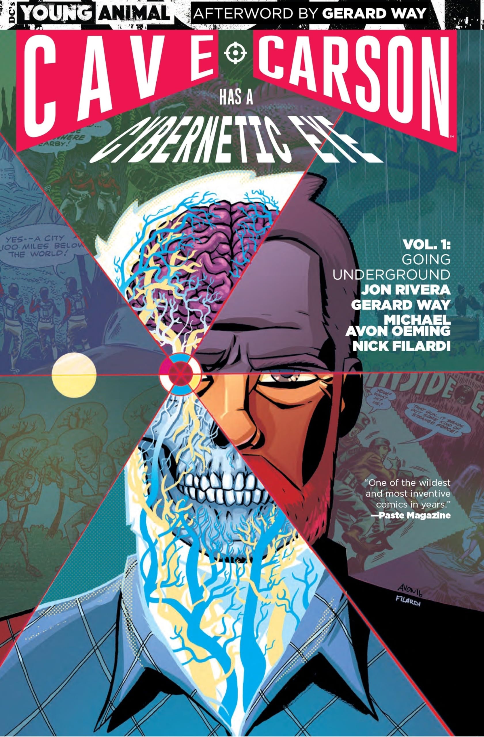 Cave Carson Has a Cybernetic Eye #1 cover