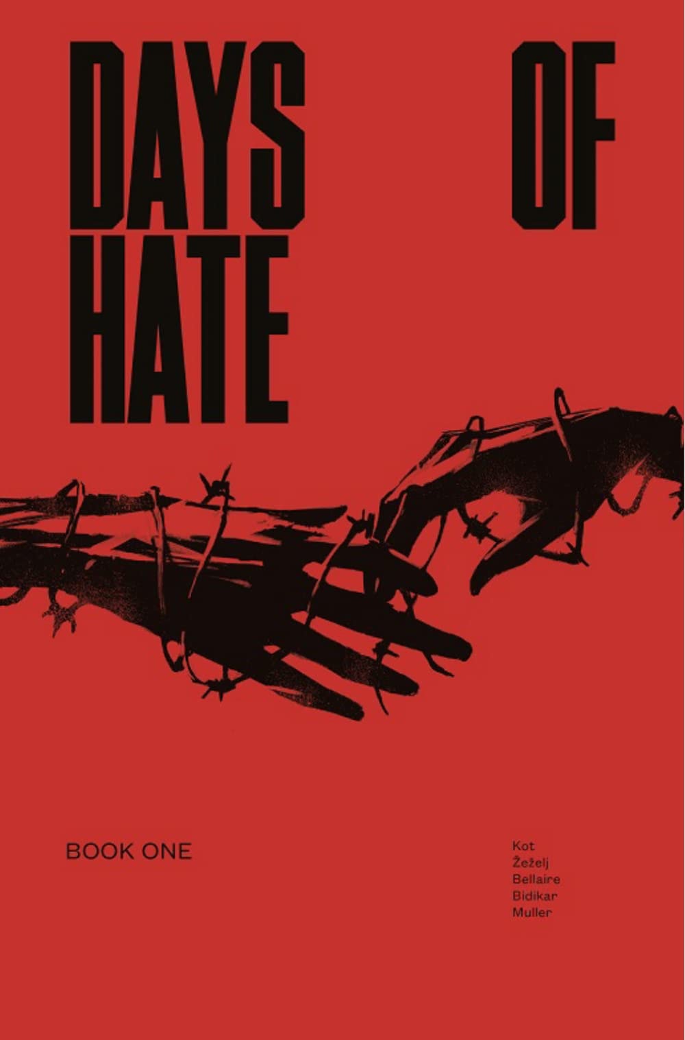 Days of Hate #1 cover