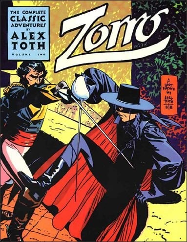 The Classic Alex Toth Zorro #2 cover