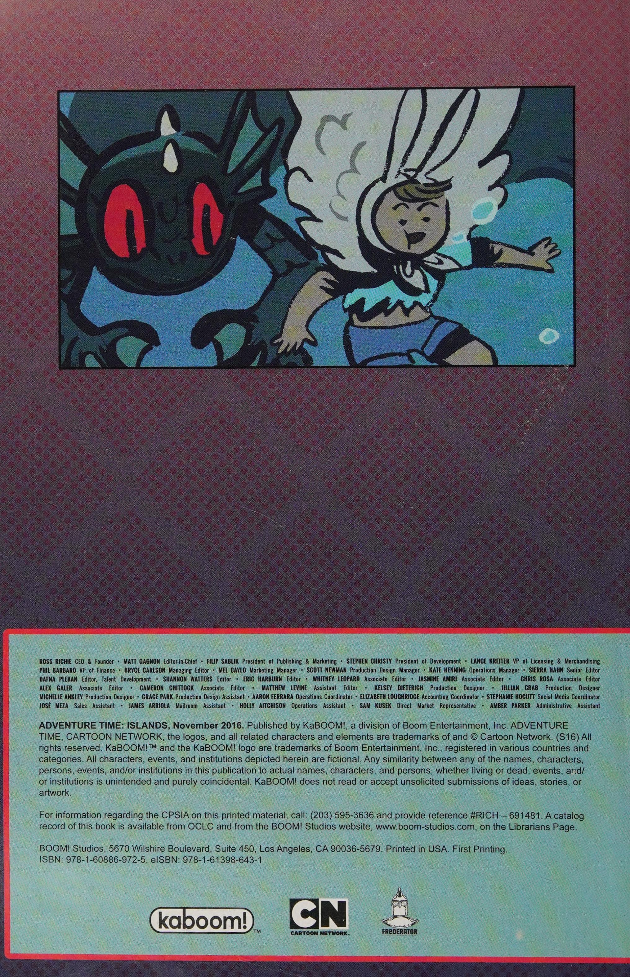Adventure Time: Islands #[nn] cover