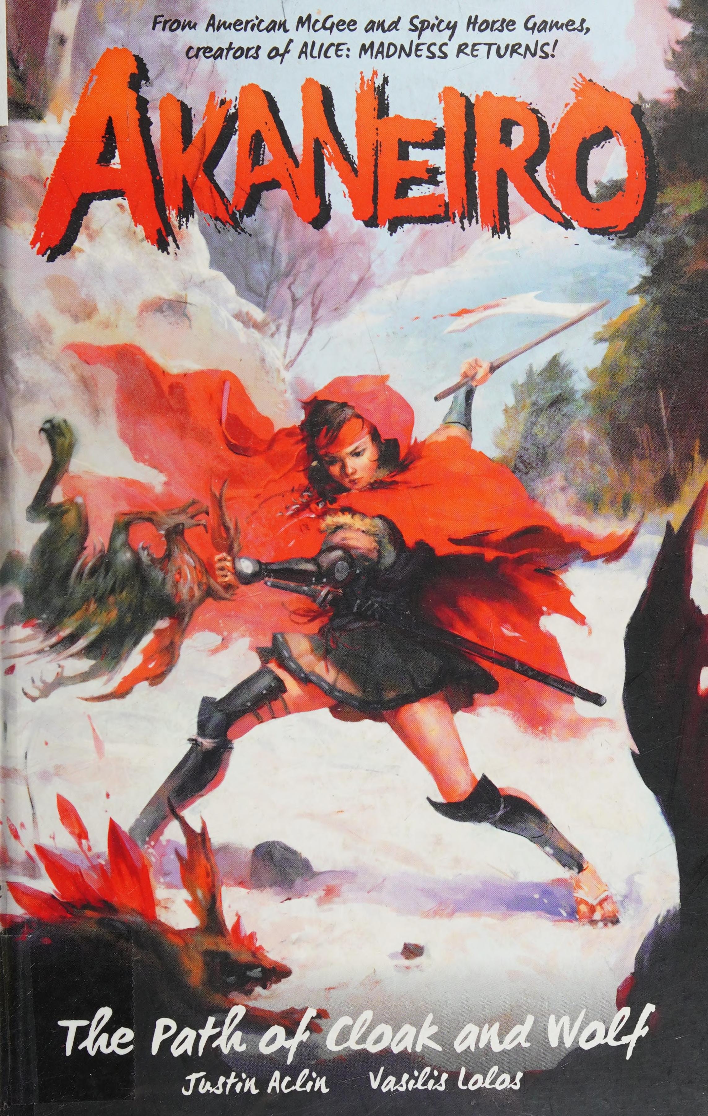 Akaneiro: The Path of Cloak and Wolf #[nn] cover