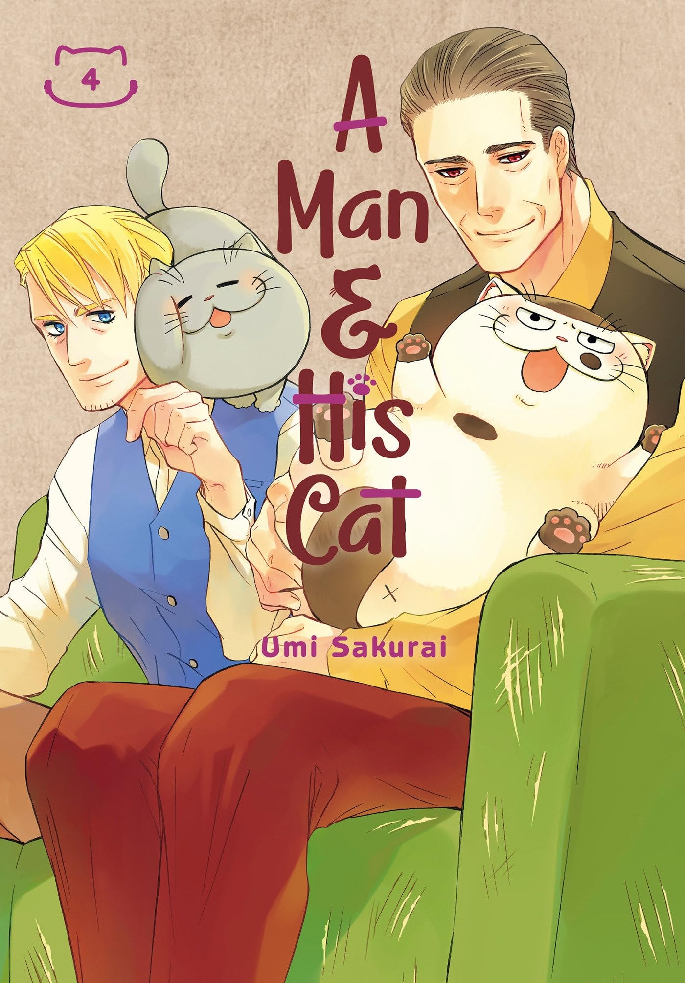 A Man and His Cat #4 cover