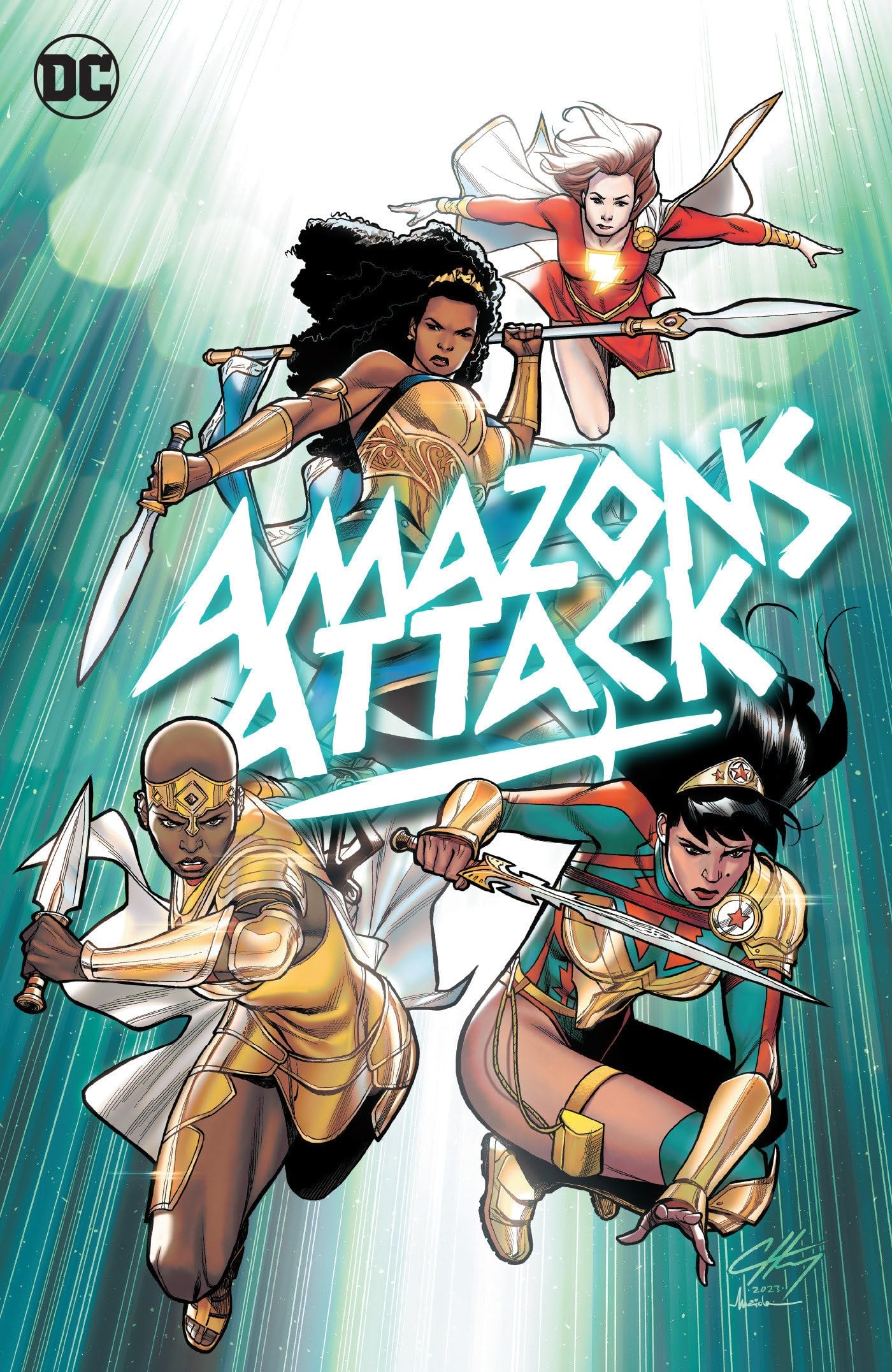 Amazons Attack #[nn] cover