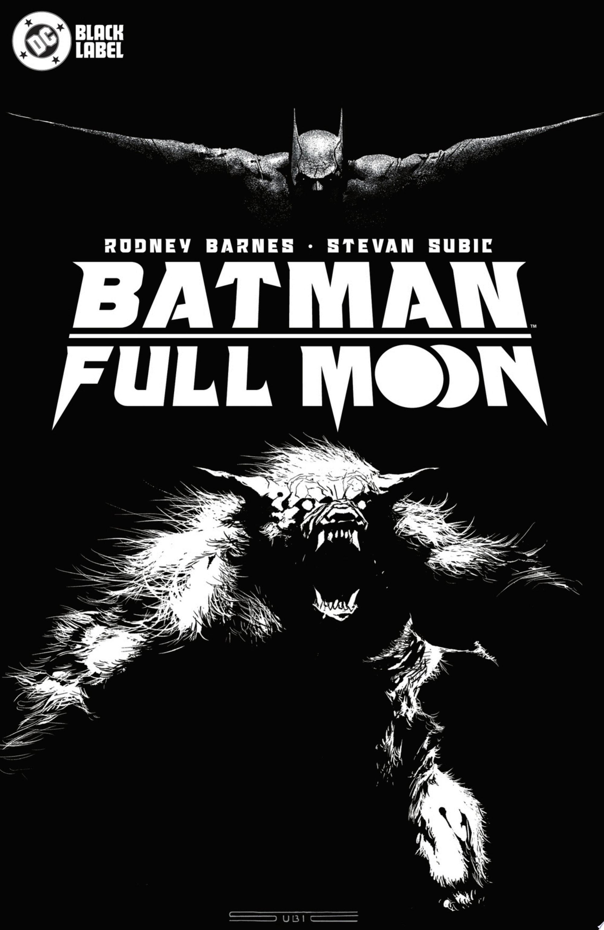 Batman: Full Moon #[nn] cover