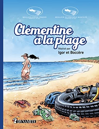 Clémentine à la plage
