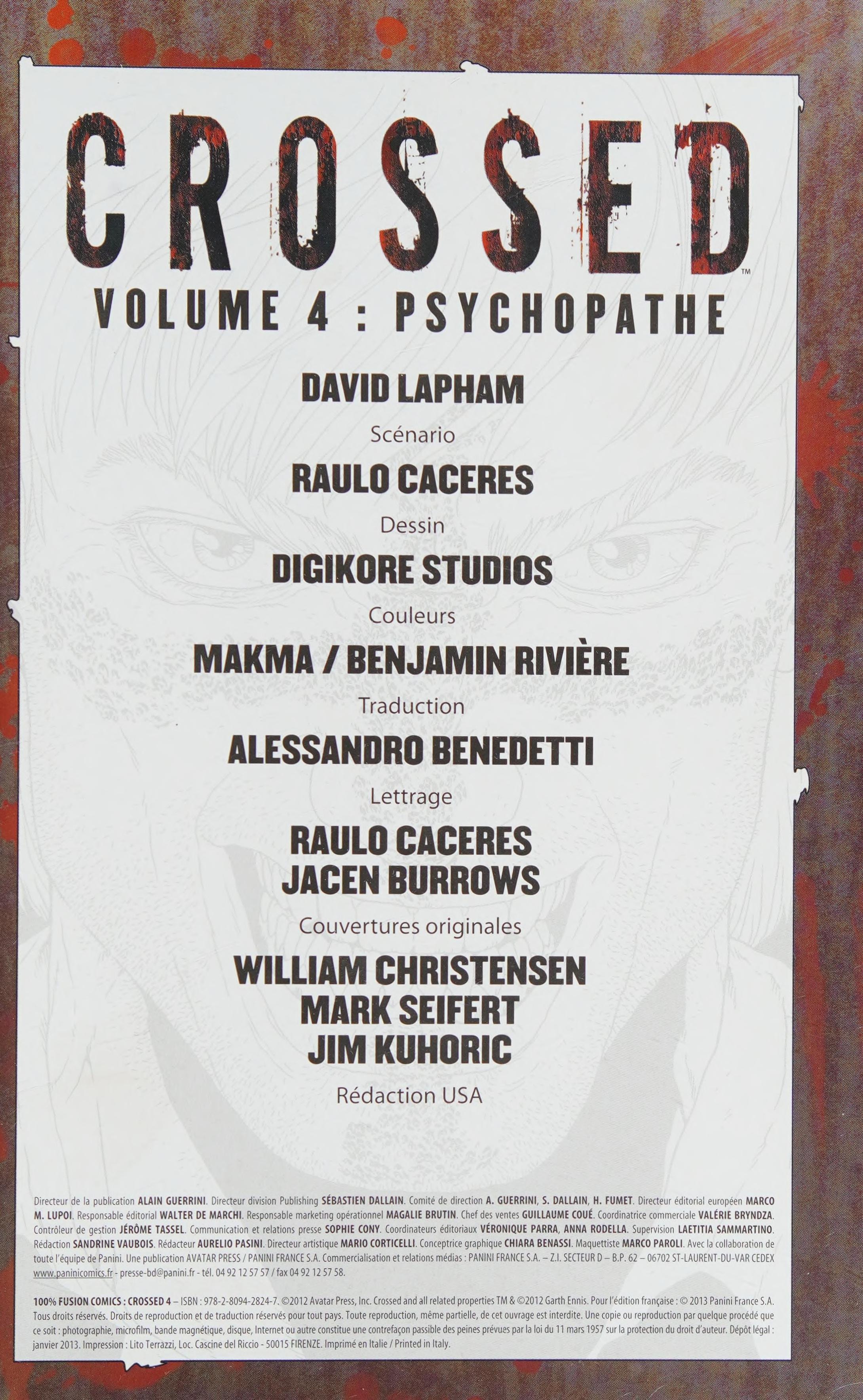 Crossed #4 cover