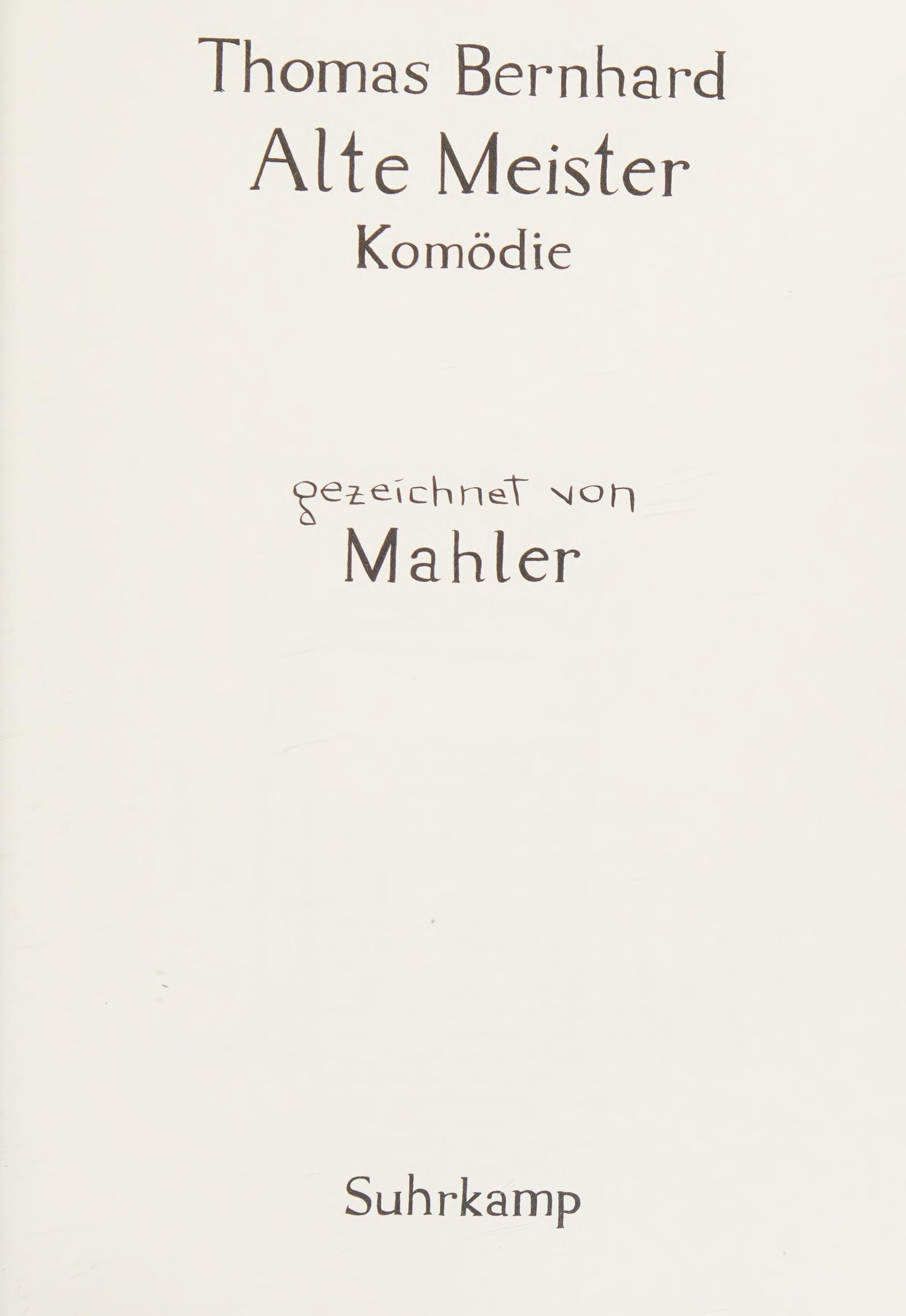 Alte Meister #[nn] cover