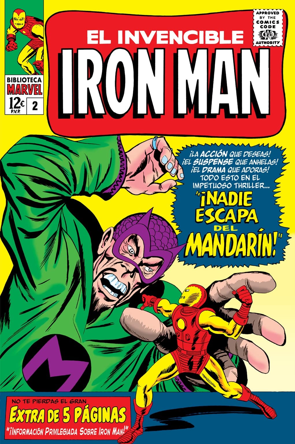 Biblioteca Marvel: El Invencible Iron Man #2 cover