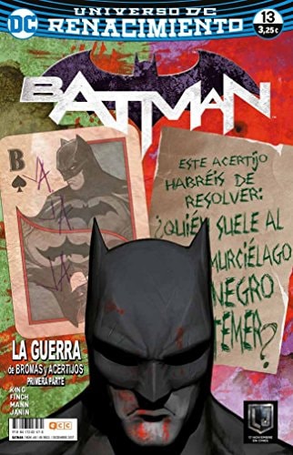 Batman: Renacimiento #13 cover