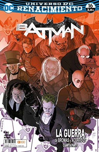 Batman: Renacimiento #16 cover