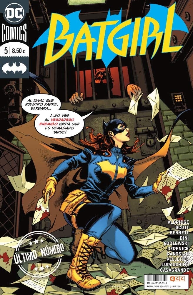 Batgirl: Renacimiento #5 cover