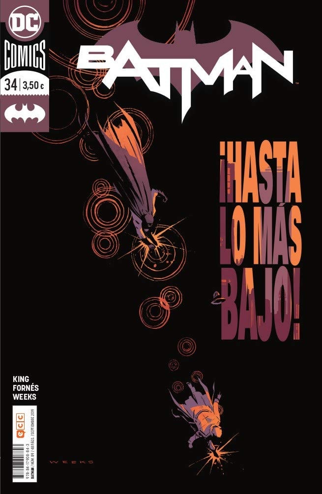 Batman: Renacimiento #34 cover