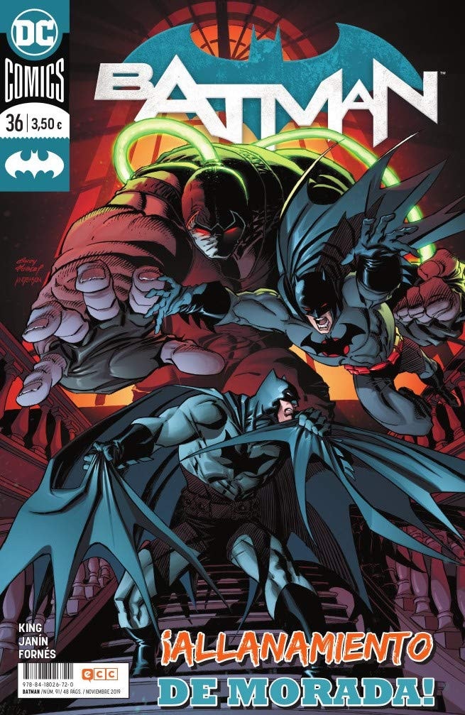 Batman: Renacimiento #36 cover