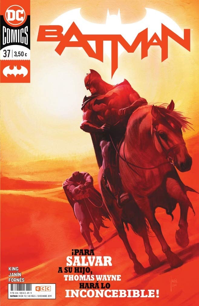 Batman: Renacimiento #37 cover