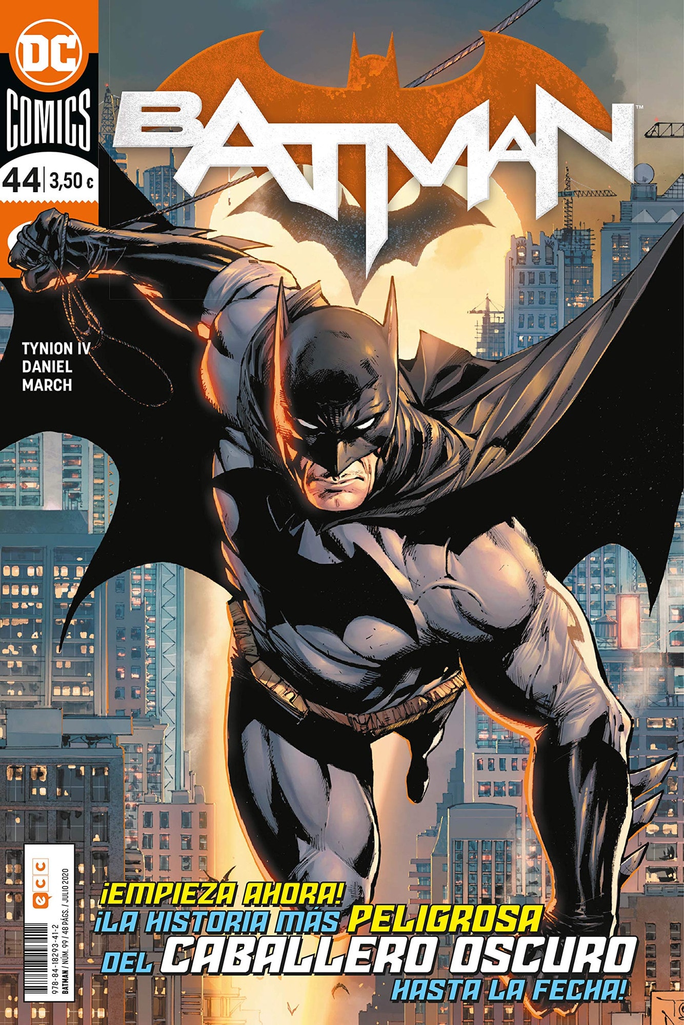 Batman: Renacimiento #44 cover