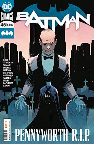 Batman: Renacimiento #45 cover