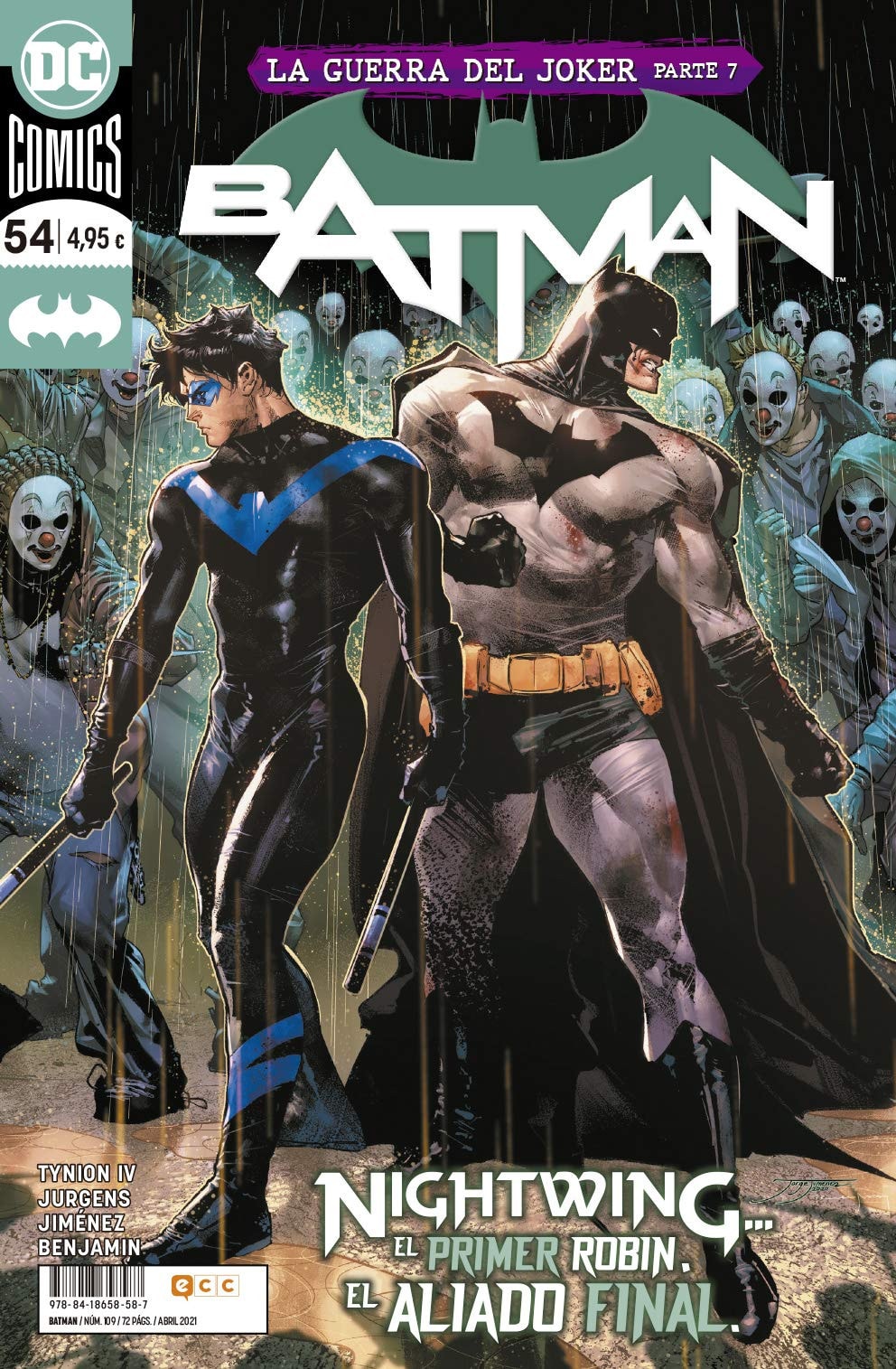 Batman: Renacimiento #54 cover