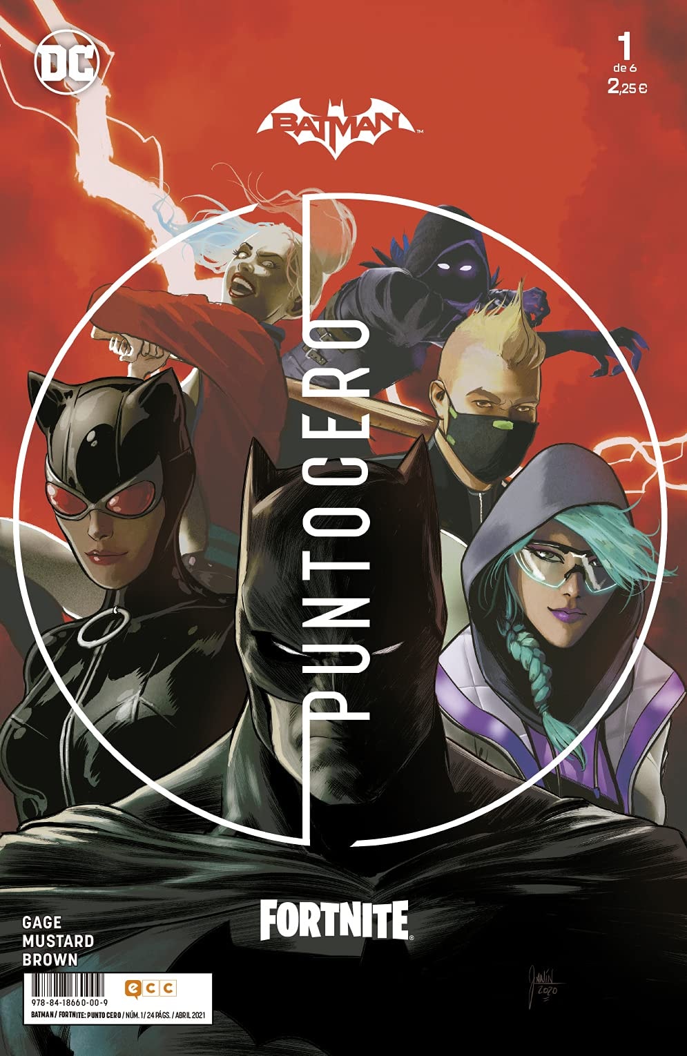 Batman / Fortnite: Punto cero #1 cover