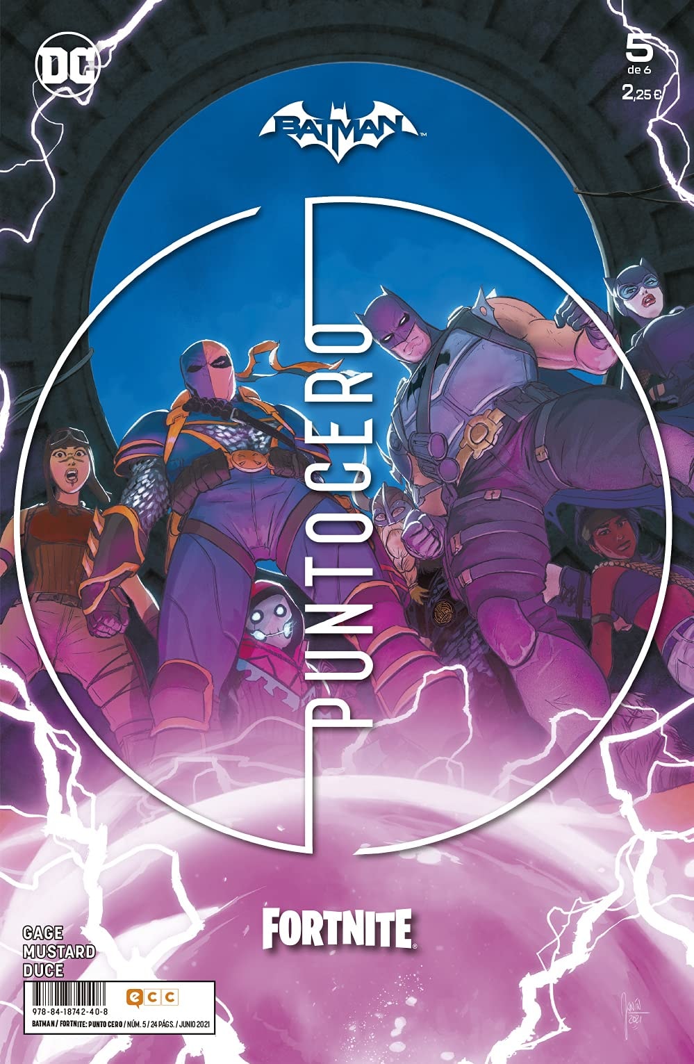 Batman / Fortnite: Punto cero #5 cover